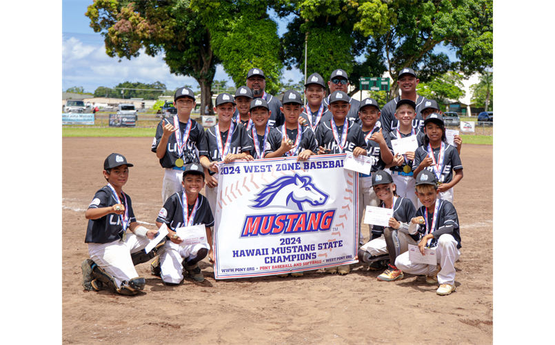 2024 Hawaii State Champions - Lihue Mustang Allstars