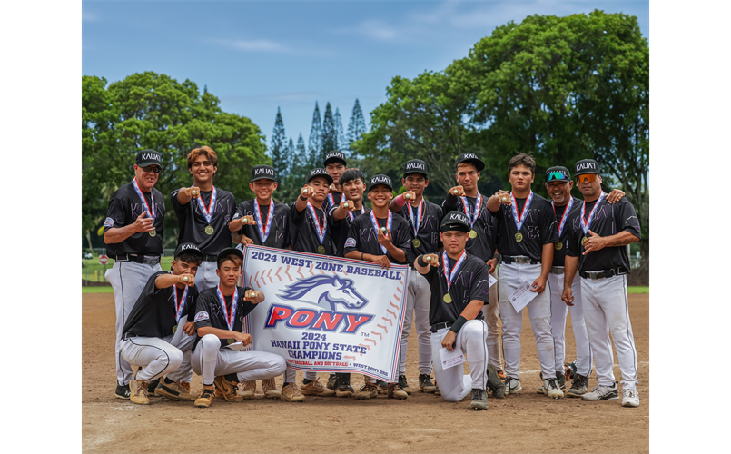 2024 Hawaii State Champions - Lihue Pony Allstars